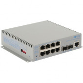 Omnitron Systems OmniConverter 10G/M, 2xSFP/SFP+, 4xRJ-45, 1xDC Powered Commercial Temp - 6 Ports - Manageable - 2 Layer Supported - Modular - Optical Fiber, Twisted Pair - Wall Mountable, DIN Rail Mountable, Shelf Mountable, Rack-mountable - 5 Year Limit