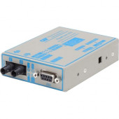 Omnitron Systems FlexPoint RS-232 Serial Fiber Media Converter DB-9 ST Multimode 5km - 1 x RS-232; 1 x ST Multimode; US AC Powered; Lifetime Warranty - RoHS, WEEE Compliance 4483-1