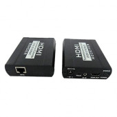 4XEM HDMI Extender - 1 Input Device - 1 Output Device - 328.08 ft Range - 2 x Network (RJ-45) - 1 x HDMI In - WUXGA - 1920 x 1200 - Twisted Pair - Category 6 4XHDMIEXT100M