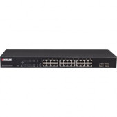 Intellinet Network Solutions 24-Port Gigabit PoE+ Web-Managed Switch with 2 SFP Ports, 240 Watt Power Budget, Rackmount - IEEE 802.3at/af Power over Ethernet (PoE+/PoE) Compliant, Endspan" 560559