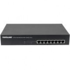 Intellinet Network Solutions 8-Port (4 x PoE+/PoE Ports, 4 RJ45 Ports) Fast Ethernet PoE+ Switch, 70 Watt Power Budget, Desktop, Rackmount with Ears - IEEE 802.3at/af Power over Ethernet (PoE+/PoE) Compliant, Endspan" 561075