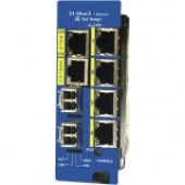 B&B IE-iMcV-E1-Mux/4+Ethernet, SFP (requires one or two SFP/155 Modules) - Twisted Pair - Fast Ethernet - 100 Mbps - 1 x RJ-45 - RoHS Compliance 857-18111