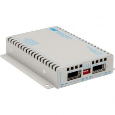 Omnitron Systems iConverter 10 Gigabit Ethernet Fiber Media Converter XFP to XFP 10Gbps - 2 x XFP (Protocol-Transparent); Wall-Mount Standalone; Univ. AC Powered; Lifetime Warranty - REACH, RoHS, WEEE Compliance 8599-11-E