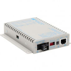 Omnitron Systems iConverter T1/E1 Single-Fiber Media Converter RJ48 SC Single-mode 20km BiDi Wide Temp - 1 x T1/E1; 1 x SC Single-mode Single-Fiber (1310/1550); Wall-Mount Standalone; Univ. AC Powered; Lifetime Warranty - RoHS, WEEE Compliance 8710-1-EW