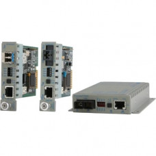 Omnitron Systems iConverter Media Converter - T1/E1 - 1 x Expansion Slots - 1 x SFP Slots - Internal - RoHS, WEEE Compliance 8739-0