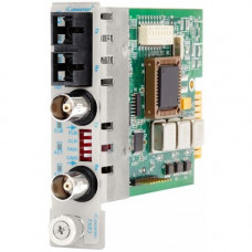 Omnitron Systems iConverter T3/E3 Fiber Media Converter Coaxial SC Single-Mode 30km Wide Temp Module - 1 x T3/E3/DS-3; 1 x SC Single-mode; Internal Module; Lifetime Warranty - RoHS, WEEE Compliance 8743-1-W