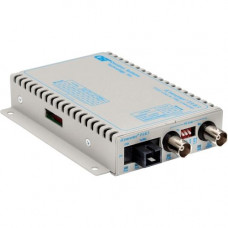 Omnitron Systems iConverter T3/E3 Single-Fiber Media Converter Coaxial SC Single-mode 20km BiDi - 1 x T3/E3/DS-3; 1 x SC Single-mode Single-Fiber (1310/1550); Wall-Mount Standalone; US AC Powered; Lifetime Warranty - RoHS, WEEE Compliance 8750-1-D