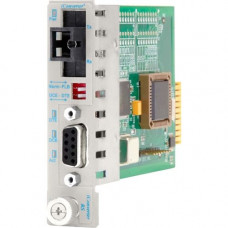 Omnitron Systems iConverter RS-232 Serial Single-Fiber Media Converter DB-9 SC Single-Mode BiDi 20km Module - 1 x RS-232, 1 x SC Single-Mode Single-Fiber (1550/1310), Internal Module, Lifetime Warranty - RoHS, WEEE Compliance 8771-1