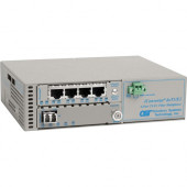 Omnitron Systems iConverter 4-Port T1/E1 Multiplexer - 4 x T1/E1 , 1 x 100Base-FX - 100Mbps Fast Ethernet, 1.544Mbps T1 , 2.048Mbps E1 8827-1-C