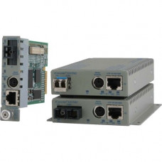 Omnitron Systems iConverter GX/TM2 Media Converter - 1 x Network (RJ-45) - 10/100/1000Base-T, 1000Base-X - 1 x Expansion Slots - 1 x SFP Slots - Wall Mountable - RoHS, WEEE Compliance 8939N-0-D