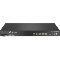 Vertiv Co Avocent ACS 8000 8-Port Serial Console Server, Single Internal DC Power Supply, Analog Modem, 1U Chassis - 1 GB - DDR3 SDRAM - Twisted Pair, Optical Fiber - 2 x Network (RJ-45) - 8 x USB - 8 x Serial Port - 10/100/1000Base-T, 1000Base-X - Gigabi