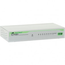 Allied Telesis Unmanaged Fast Ethernet Switch, Featuring Low Power Technology - 8 Ports - 2 Layer Supported - Twisted Pair - Wall Mountable, Desktop AT-FS708LE/POE-10