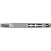 Allied Telesis CentreCOM AT-FS980M/28PS Ethernet Switch - 24 Ports - Manageable - 4 Layer Supported - Modular - Twisted Pair, Optical Fiber - Wall Mountable, Rack-mountable AT-FS980M/28PS-10