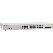 Allied Telesis CenterCom AT-GS924M-10 Ethernet Switch - 24 Ports - Manageable - 2 Layer Supported - Twisted Pair, Optical Fiber - Rack-mountable AT-GS924M-10