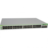 Allied Telesis 48 Port Gigabit WebSmart Switch - 48 Ports - Manageable - 2 Layer Supported - Wall Mountable, Desktop, Rack-mountable - Lifetime Limited Warranty - 80 Plus, TAA Compliance AT-GS950/48PS-10