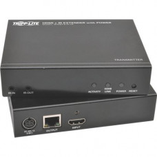 Tripp Lite HDBaseT HDMI Over Cat5e Cat6 Cat6a Extender Kit with Power / IR Control 4K x 2K @ 24/30Hz 100m 328ft - 1 Input Device - 1 Output Device - 328 ft Range - 2 x Network (RJ-45) - 1 x HDMI In - 1 x HDMI Out - 4K - 3840 x 2160 - Twisted Pair - Catego