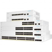 Cisco Business CBS350-8S-E-2G Ethernet Switch - 2 Ports - Manageable - 3 Layer Supported - Modular - 10 SFP Slots - 11.90 W Power Consumption - Optical Fiber, Twisted Pair - Lifetime Limited Warranty - TAA Compliance CBS350-8S-E-2G-NA