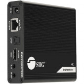 SIIG ipcolor 4K HDMI 2.0 Extender Daisy Chain Transceiver - 230ft - Zero Latency, With IR Control & Auto EDID Management , Daisy Chain Transmission Kit Part# CE-H26M11-S1 - TAA Compliance CE-H26N11-S1