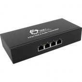 SIIG 4-Port VGA & Audio Transmitter - 1 x 4, 1 - VGA, SVGA, XGA, SXGA - 246ft - RoHS, TAA Compliance CE-VG0811-S1