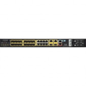 Cisco 2520 Connected Grid Switch - Switch - managed - 8 x 10/100 (PoE) + 16 x SFP + 2 x combo Gigabit SFP - desktop, rack-mountable - PoE - refurbished CGS-2520-16S8PC-RF