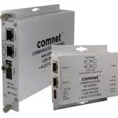 Comnet 2 Ch 10/100 Mbps Ethernet 1310/1550nm, 30 W PoE+, B Side - Network (RJ-45) - 2x PoE+ (RJ-45) Ports - 1 x SC Ports - SimplexSC Port - Single-mode - Fast Ethernet - 10/100Base-TX, 100BASE-FX CNFE2004S1BPOE/M