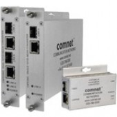 Comnet 10/100 Mbps Ethernet Electrical to Optical Media Converter - 1 x Network (RJ-45) - Fast Ethernet - 10/100Base-T, 100Base-FX, 10/100Base-TX - 1 x Expansion Slots - SFP - 1 x SFP Slots - DIN Rail Mountable, Rack-mountable, Wall Mountable - TAA Compli