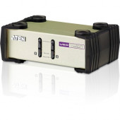 ATEN CubiQ KVM Switch - 2 Computer(s) - 2048 x 1536 - 2 x PS/2 Port - 2 x USB1 x VGA - RoHS, WEEE Compliance CS82U