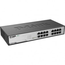 D-Link DGS-1016D 16-Port Gigabit Unmanaged Metal Desktop or Rackmount Switch - 16-Port Gigabit Unmanaged Metal Desktop or Rackmount Switch - RoHS Compliance DGS-1016D