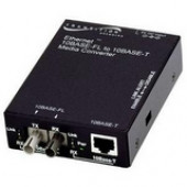 TRANSITION NETWORKS E-TBT-FRL-05(L) 10BASE-T to 10BASE-FL Ethernet Media Converter - 1 x RJ-45 , 1 x ST - 10Base-T, 10Base-FL - Wall-mountable - TAA Compliance E-TBT-FRL-05(L)-NA