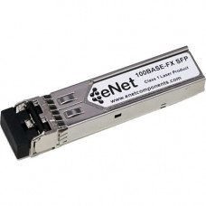 Enet Components Brocade Compatible E1MG-100FX - Functionally Identical 100BASE-FX SFP 1310nm Duplex LC Connector - Programmed, Tested, and Supported in the USA, Lifetime Warranty" E1MG-100FX-ENC