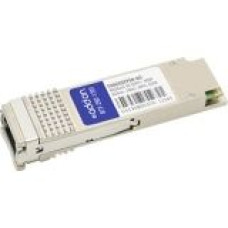 AddOn Intel E40GQSFPSR Compatible TAA Compliant 40GBase-SR4 QSFP+ Transceiver (MMF, 850nm, 300m, MPO, DOM) - 100% compatible and guaranteed to work - TAA Compliance E40GQSFPSR-AO