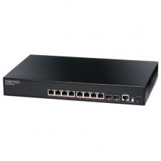 Edge-Core ECS2100-10P Ethernet Switch - 8 Ports - Manageable - 3 Layer Supported - Modular - Twisted Pair, Optical Fiber - Rack-mountable - 2 Year Limited Warranty ECS2100