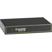 Black Box Emerald&trade; SE DVI KVM-over-IP Matrix Switch Transmitter - Single Head, Full HD DVI, VUSB 2.0, Serial, Audio - 1 Computer(s) - 426.51 ft Range - 1920 x 1200 Maximum Video Resolution - 1 x Network (RJ-45) - 1 x USB - 1 x DVI - 120 V AC, 23