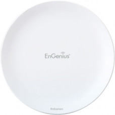 ENGENIUS EnTurbo EnStation5-AC IEEE 802.11ac 867 Mbit/s Wireless Bridge - 5 GHz - MIMO Technology - Beamforming Technology - 2 x Network (RJ-45) - Pole-mountable, Wall Mountable - 1 Pack ENSTATION5-AC