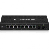 UBIQUITI EdgeSwitch ES-10XP Ethernet Switch - 8 Ports - Manageable - 2 Layer Supported - Modular - Twisted Pair, Optical Fiber ES-10XP