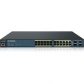 ENGENIUS Neutron EWS 24-Port Managed Gigabit 410W PoE+ Switch - 24 Ports - Manageable - 3 Layer Supported - Modular - Twisted Pair, Optical Fiber - Rack-mountable, Desktop, Wall Mountable - 1 Year Limited Warranty EWS1200-28TFP