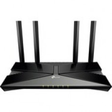 TP-Link Archer IEEE 802.11ax Ethernet Wireless Router - 2.40 GHz ISM Band - 5 GHz UNII Band - 4 x Antenna(4 x External) - 187.50 MB/s Wireless Speed - 4 x Network Port - 1 x Broadband Port - Gigabit Ethernet - VPN Supported - Desktop EX220-G2