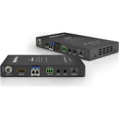 Wyrestorm EXF-300-H2 Video Extender Transmitter/Receiver - 1 Input Device - 1 Output Device - 984 ft Range - 1 x HDMI In - 1 x HDMI Out - 4K - 4096 x 2160 - Rack-mountable, Desktop EXF-300-H2