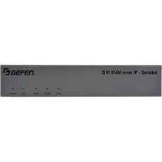 Gefen DVI KVM over IP - Sender Package - 1 Computer(s) - 1 Local User(s) - WUXGA - 1920 x 1200 Maximum Video Resolution - 1 x Network (RJ-45) - 1 x USB - 2 x DVI - 5 V DC Input Voltage EXT-DVIKA-LANS-TX