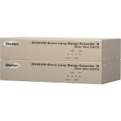 Gefen DVIKVM Extra Long Range Extender - 1 Computer(s) - 330 ft Range - WUXGA - 1920 x 1200 Maximum Video Resolution - 2 x Network (RJ-45) - 4 x USB - 2 x DVI - 5 V DC Input Voltage - Rack-mountable - 1U EXT-DVIKVM-ELR