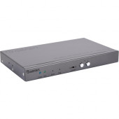 Gefen 4K Ultra HD HDMI over IP - Receiver Package - 1 Output Device - 2 x Network (RJ-45) - 1 x HDMI Out - Serial Port - 4K - 4096 x 2160 - Twisted Pair - Rack-mountable EXT-UHD-LANS-RX