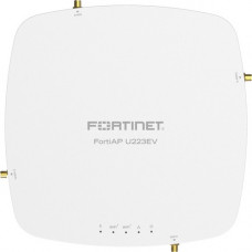 FORTINET FortiAP-U U223EV IEEE 802.11ac 1.14 Gbit/s Wireless Access Point - 2.40 GHz, 5 GHz - 5 x Antenna(s) - 1 x Internal Antenna(s) - 4 x External Antenna(s) - MIMO Technology - Beamforming Technology - 1 x Network (RJ-45) - USB - Wall Mountable, Ceili