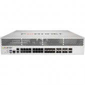 FORTINET FortiGate FG-1100E Network Security/Firewall Appliance - 18 Port - 10/100/1000Base-T, 1000Base-X, 10GBase-X, 40GBase-X, 1000Base-SX - 40 Gigabit Ethernet - AES (256-bit), SHA-256 - 10000 VPN - 18 x RJ-45 - 18 Total Expansion Slots - 3 Year ASE FC