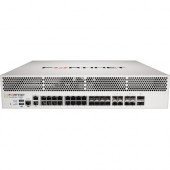 FORTINET FortiGate FG-1100E Network Security/Firewall Appliance - 18 Port - 10/100/1000Base-T, 1000Base-X, 10GBase-X, 40GBase-X - 40 Gigabit Ethernet - AES (256-bit), SHA-256 - 10000 VPN - 18 x RJ-45 - 18 Total Expansion Slots - 3 Year 24x7 FortiCare and 