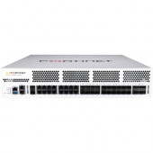 FORTINET FortiGate FG-1800F Network Security/Firewall Appliance - 18 Port - 10/100/1000Base-T, 10GBase-X, 40GBase-X, 1000Base-X - 40 Gigabit Ethernet - AES (256-bit), SHA-256 - 10000 VPN - 16 x RJ-45 - 26 Total Expansion Slots - 5 Year 24x7 FortiCare and 