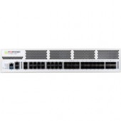 FORTINET FortiGate FG-1801F Network Security/Firewall Appliance - 18 Port - 1000Base-T, 1000Base-X, 40GBase-X, 10GBase-X - 40 Gigabit Ethernet - AES (256-bit), SHA-256 - 10000 VPN - 18 x RJ-45 - 26 Total Expansion Slots - 5 Year 24x7 FortiCare and FortiGu