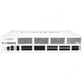 FORTINET FortiGate FG-2601F Network Security/Firewall Appliance - 16 Port - 10GBase-T, 10GBase-X, 1000Base-X, 100GBase-X, 40GBase-X - 100 Gigabit Ethernet - AES (256-bit), SHA-256 - 30000 VPN - 16 x RJ-45 - 22 Total Expansion Slots - 2U - Rack-mountable, 