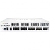 FORTINET FortiGate FG-2601F Network Security/Firewall Appliance - 16 Port - 10GBase-T, 10GBase-X, 1000Base-X, 100GBase-X, 40GBase-X - 100 Gigabit Ethernet - AES (256-bit), SHA-256 - 30000 VPN - 16 x RJ-45 - 22 Total Expansion Slots - 1 Year 24x7 FortiCare