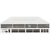 FORTINET FortiGate FG-3601E Network Security/Firewall Appliance - 2 Port - 1000Base-X, 10/100/1000Base-T, 10GBase-X, 40GBase-X, 100GBase-X - 100 Gigabit Ethernet - AES (256-bit), SHA-256 - 30000 VPN - 38 Total Expansion Slots - 1 Year 24x7 FortiCare and F