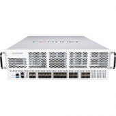 FORTINET FortiGate FG-4201F-DC Network Security/Firewall Appliance - 100GBase-X - 100 Gigabit Ethernet - AES (256-bit), SHA-256 - 30000 VPN - 28 Total Expansion Slots - 1 Year 24x7 FortiCare and FortiGuard Enterprise Protection - 3U - Rack-mountable, Rail